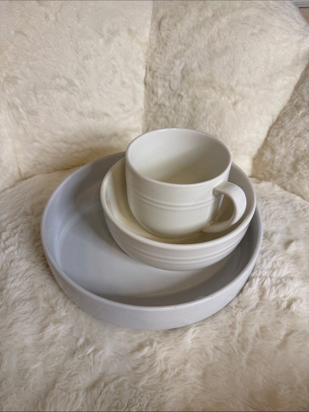 Target Ceramic Ivory white dinner set kitchen single person use